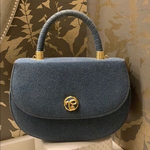 COPY - Cute. Denim like color handbag